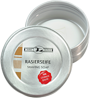 Golddachs Rasierseife Classic in Aluminium-Dose, gebürstet