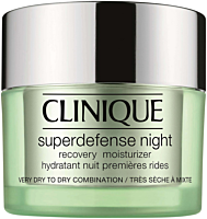 Clinique Superdefense Night Recovery Moisturizer Hauttyp 1+2