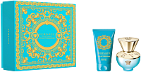 Versace Dylan Turquoise Set = EdT Nat. Spray 30 ml + Bodygel 50 ml