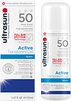 Ultrasun Active Transparent Gel SPF 50