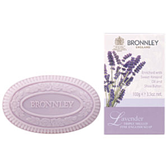 Bronnley Lavender Triple Milled Fine Eglish Soap