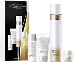 Sensai Absolute Silk Micro Mousse Treatment Set = Micro Mousse Treatment 90 ml + Illuminative Cream 6 ml + Silky Purifying Cleansing Oil 30 ml