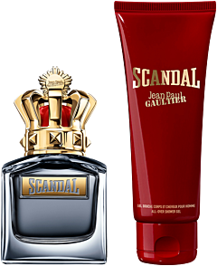 Jean Paul Gaultier Scandal pour Homme Set = E.d.T. Nat. Spray 50 ml + Gel Douche Corps et Cheveux 75 ml