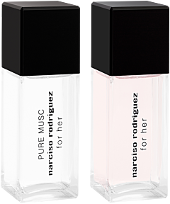 Narciso Rodriguez For Her Set = For Her E.d.T. Nat. Spray 20 ml + For Her Pure Musc E.d.P. Nat. Spray 20 ml