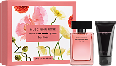 Narciso Rodriguez For Her Musc Noir Rose Set = E.d.P. Nat. Spray 50 ml + Body Lotion 50 ml