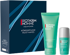 Biotherm Biotherm Homme Aquapower Duo Set = Deo Roll-On 75 ml + Gel Douche 200 ml