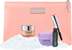 Clinique All About Eyes Set = All About Eyes 15 ml + Take The Day Off Cleansing Balm 15 ml + High Impact Curling Mascara (Black) 3,5 ml