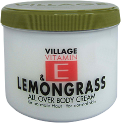 Village Vitamin E Lemongrass All Over Body Cream