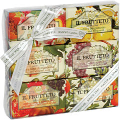 Nesti Dante Il Frutteto di Nesti Set = Citron and Bergamotte + Fig and Almond Milk + Grapes and Blueberry + Olive and Tangerine + Peach and Melon + Pomegranate