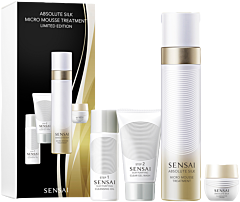 Sensai Absolute Silk Micro Mousse Treatment Set = Micro Mousse Treatment 90 ml + Illuminative Cream 6 ml + Silky Purifying Cleansing Oil 30 ml