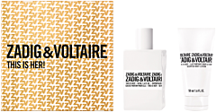Zadig & Voltaire This is Her! Set = EdP Nat. Spray 50 ml + Body Lotion 50 ml