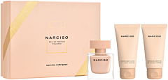 Narciso Rodriguez Narciso Poudrée Set = EdP Nat. Spray 50 ml + Body Lotion 50 ml + Shower Gel 50 ml