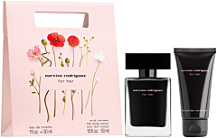 Narciso Rodriguez For Her Shopping Pack =  EdT Nat. Spray 30 ml + Body Lotion 50 ml