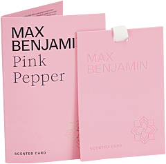 Max Benjamin Pink Pepper Scented Card