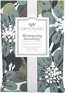 Greenleaf Shimmering Snowberry Large Sachet