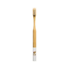 Grums bamboo toothbrush (white)