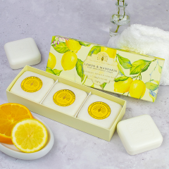 The English Soap Company Lemon Mandarin Box 3er