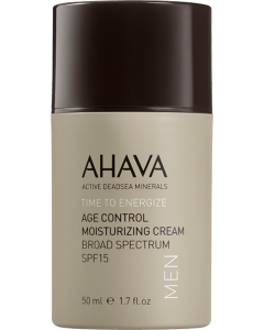 Ahava Time to Energize Men Age Control Moisturizing Cream SPF 15