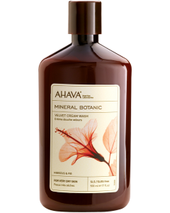 Ahava Mineral Botanic Velvet Cream Wash Hibiscus & Fig