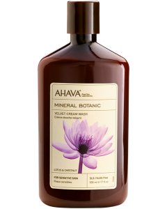 Ahava Mineral Botanic Velvet Cream Wash Lotus & Chestnut