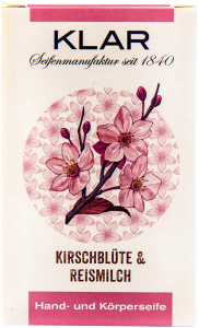 Klar Kirschblüten & Reismilchseife palmölfrei
