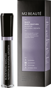 M2Beauté Black Nano Mascara Nutrition & Natural Growth