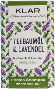 Klar Teebaumöl & Lavendel Festes Shampoo