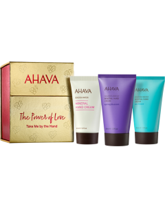 Ahava Take Me by the Hand Set = Mineral Hand Cream 40ml + Mineral Hand Cream Sea-Kissed 40ml + Mineral Hand Cream Spring Blossom 40 ml