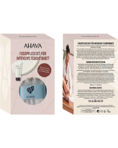 Ahava Dermud Intensiv Foot Cream onpack = Dermud Int. Foot Cream 100 ml + 1 Paar Baumwollsocken