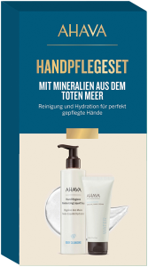 Ahava Handpflege Set = Hand Hyiene Moisturzing Liquid Soap 250 ml + Mineral Hand Cream 100 ml