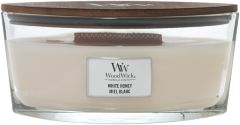 Woodwick Ellipse Jar White Honey
