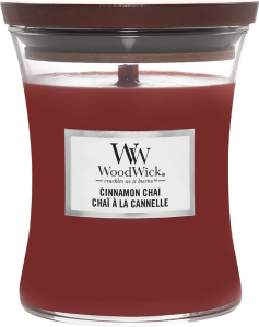 Woodwick Medium Hourglass Cinnamon Chai