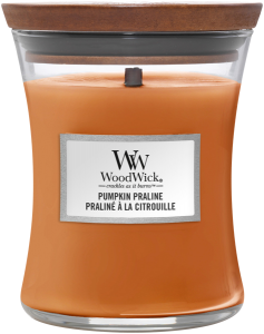 Woodwick Medium Hourglass Pumpkin Praline