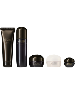 Shiseido Future Solution LX Holiday Kit = Eye&Lip Reg.Cream 17ml + Cleans. Foam 15ml + Tot. Prot.Cream 15ml + Tot. Regen. Cream 15ml + Pouch