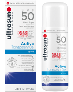 Ultrasun Active Transparent Gel SPF 50