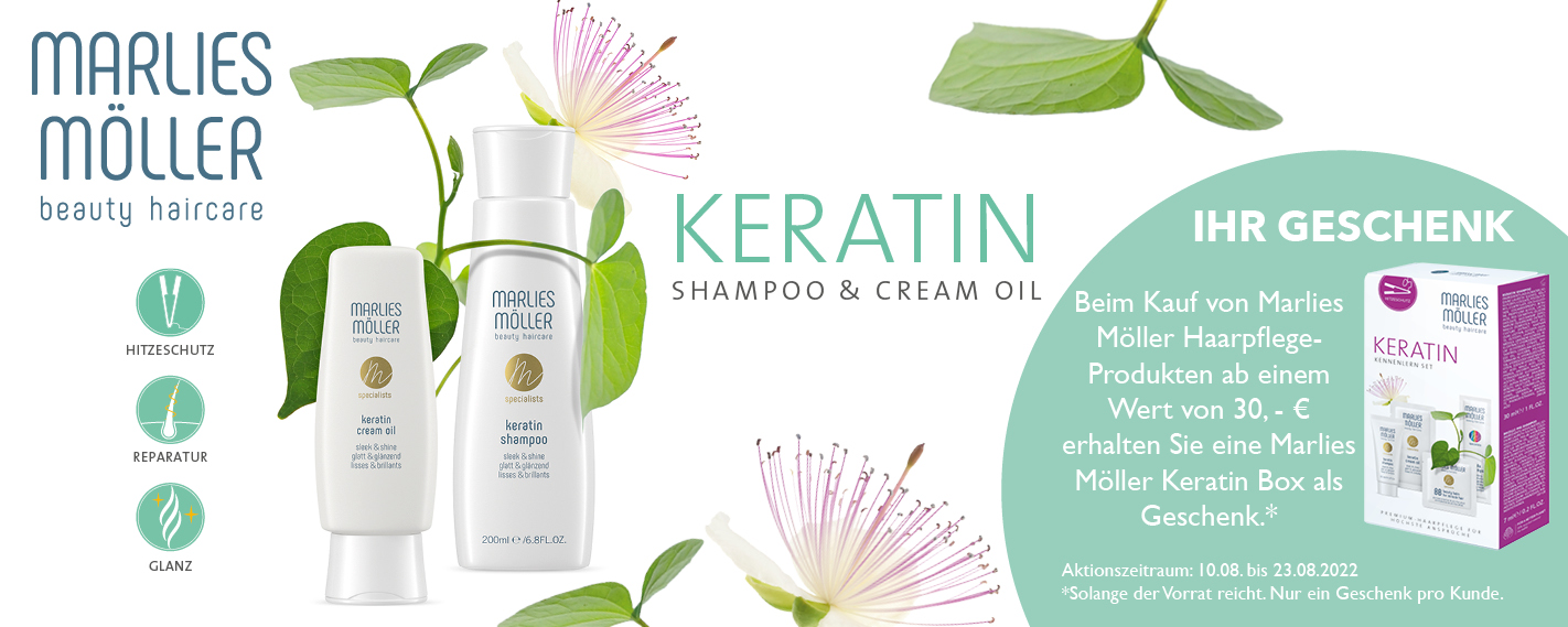 Marlies Möller Keratin Shampoo & Cream Oil - Premium Haarpflege für höchste Ansprüche!