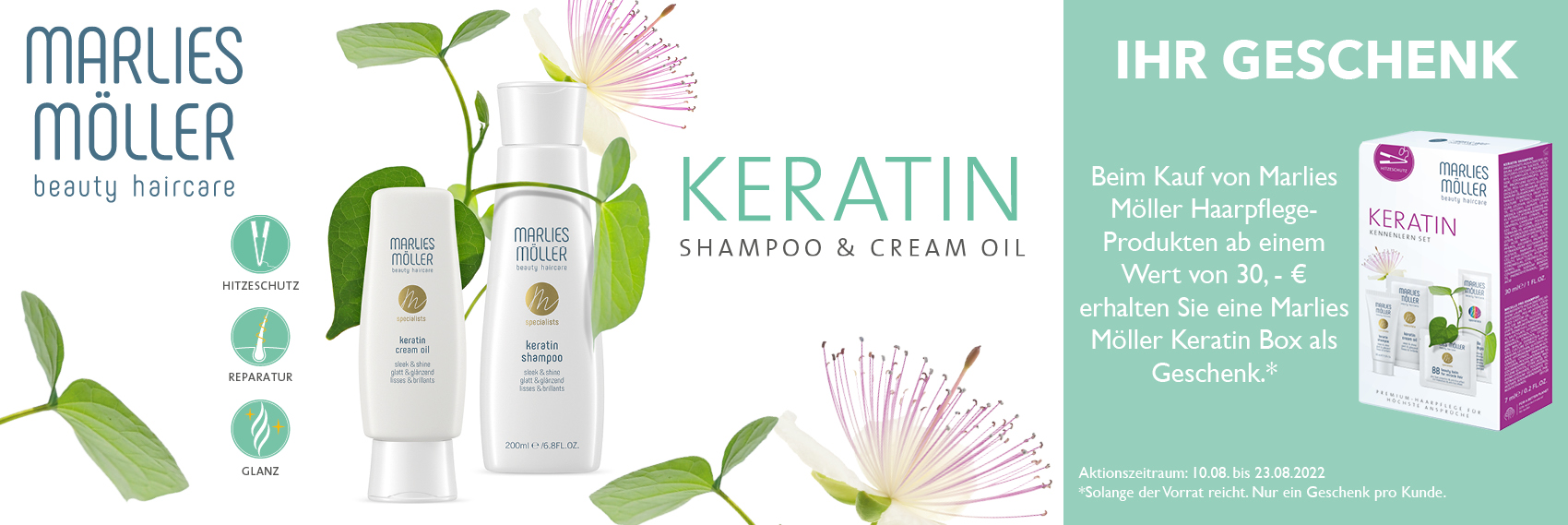 Marlies Möller Keratin Shampoo & Cream Oil - Premium Haarpflege für höchste Ansprüche!