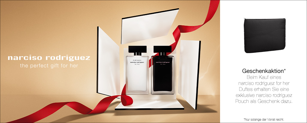 Entdecke in diesem Winter die sinnliche Welt von Narciso Rodriguez – exklusiv bei der Parfümerie Harbeck, deinem traditionsreichen Beauty-Experten in Berlin. Pünktlich zur Weihnachtszeit erwarten dich besondere Geschenkideen, elegante Duftsets und limitie