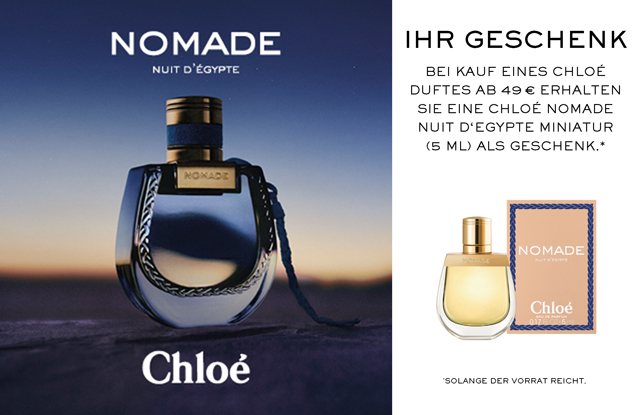 Chloe Nomade Nuit d´Egypte - ein süchtig machender & sinnlicher blumig-ambrierter Duft mit ägyptischer Orangenblüte.