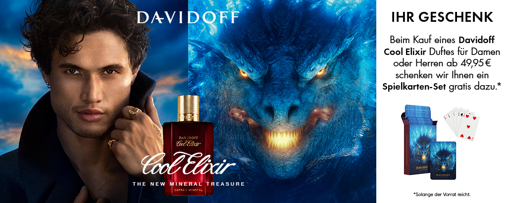 Entdecke Cool Elixir, ein Eau de Parfum aus dem Hause Davidoff.