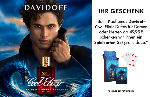 Entdecke Cool Elixir, ein Eau de Parfum aus dem Hause Davidoff.