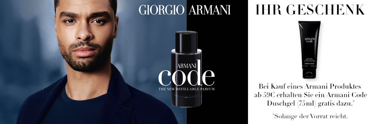 Armani Code Homme - eine Hommage an die modern, zeitlose Männlichkeit.