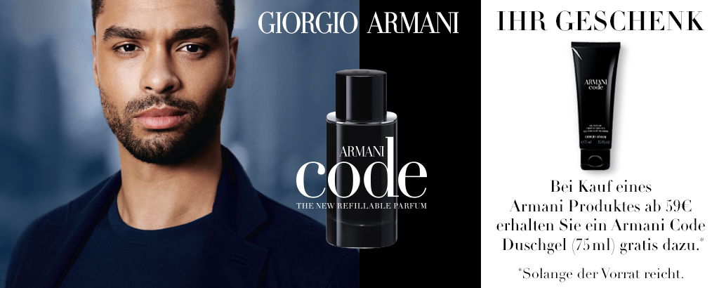 Armani Code Homme - eine Hommage an die modern, zeitlose Männlichkeit.