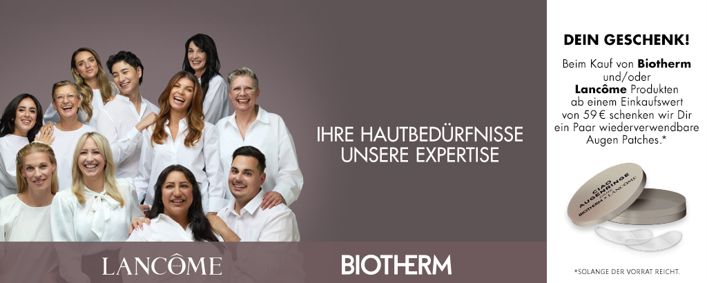 Ihre Hautbedürfnisse, unsere Expretise. Ihre Parfümerie Harbeck x Lancome + Biotherm