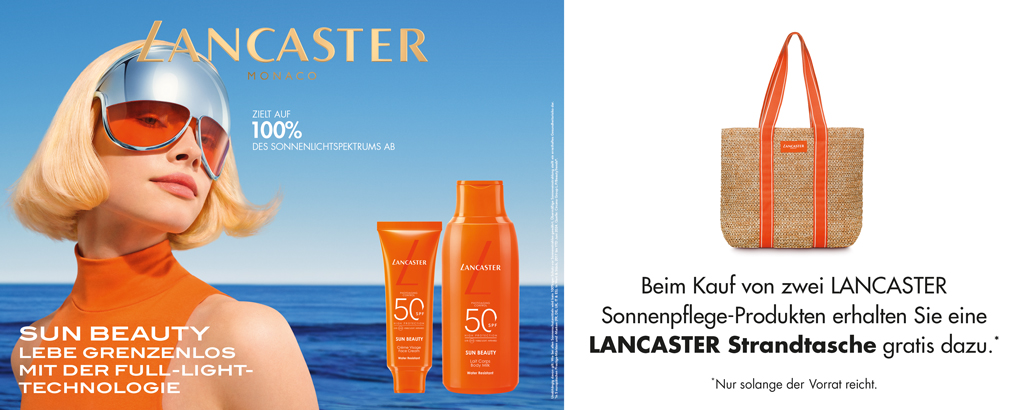 Lancaster Sun Perfect ist die fortschrittlichste Sonnenschutz-und Anto-Aging-Sonnenpflegelinie von Lancaster.