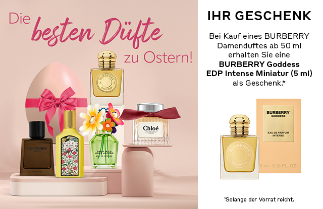 Burberry Goddess Eau de Parfum Intense in Ihrer Parfümerie Harbeck