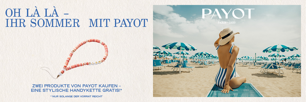 Payot, Schönheit in Bewegung