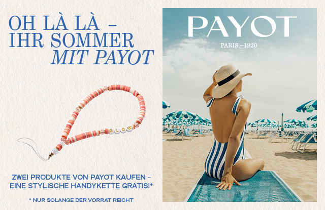Payot, Schönheit in Bewegung
