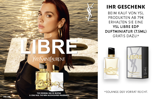 Yves Saint Laurent erhältlich in Ihrer Parfümerie Harbeck